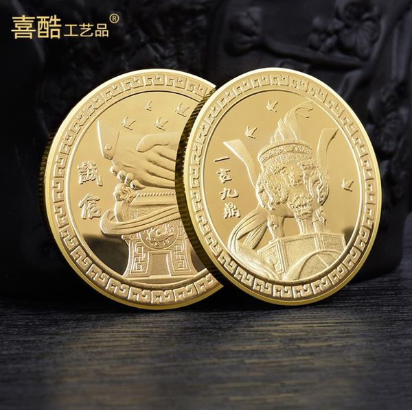 Медальная медали с искусством и ремеслам памятной монеты памятной монеты и благоприятной культуры