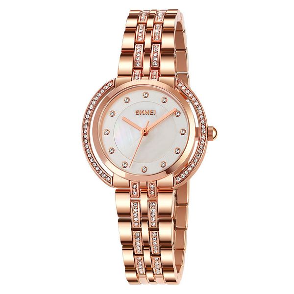 Fashoin Diamond Womens Watches Top brand Cinturino in acciaio inossidabile 32mm Lady Watch Orologi da polso in cristallo per donna Compleanno San Valentino Regalo di Natale relojes mujer