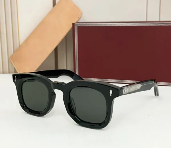 Designer de moda homens mulheres óculos de sol estereoscópico formato quadrado óculos de acetato verão ao ar livre na moda estilo versátil anti-ultravioleta vem com estojo