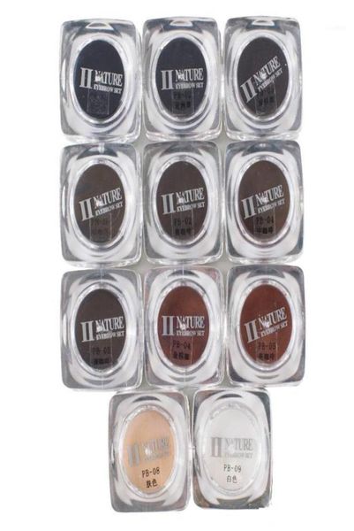 Farben Quadratische Flaschen PCD Tattoo Tinte Pigment Professionelle Permanent Make-Up Versorgung Set Für Augenbraue Lip Make Up Kit12448729