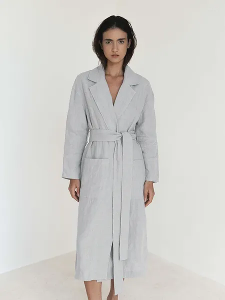 Kadın pijama hiloc çift cepler uzun bornoz elbiseler tam kollu yaka zarif elbise 2023 Kış Gecesi Giyim Kadınlar Hambor Siyah
