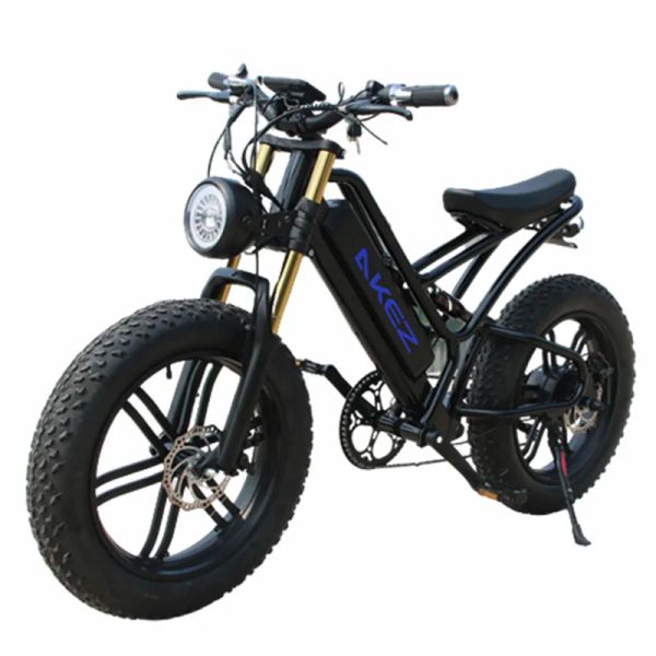 Nova bicicleta elétrica para mulheres 48V 750W Bike de montanha elétrica de 20 polegadas Fat Fat Off-Road Beach Snow Ebike para adultos