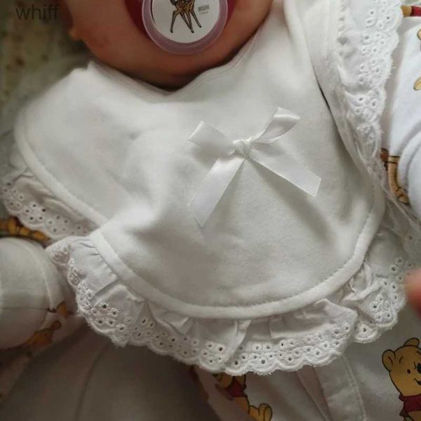 Önlükler Bürek Bezleri% 100 Pamuklu Yenidoğan Bebek Önlükler Huş Arka Bibs Dantel Yay Pembesi Ve Beyaz Bib Bebek Bebek Bandana Sevimli Bib Bebek Taliva Havlu Havz Kumaşı 231108