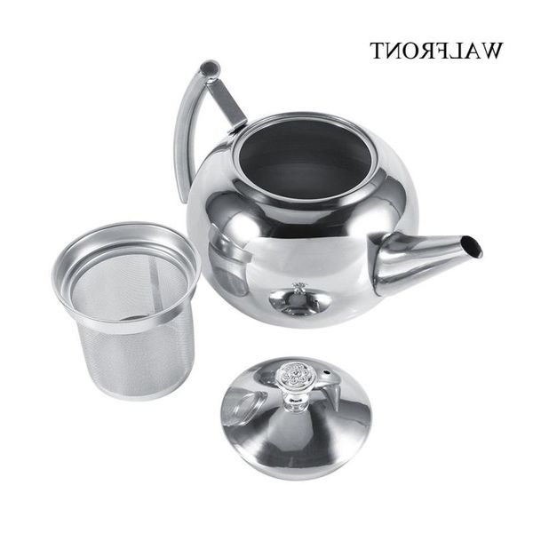 Freeshipping 15L Bollitore in acciaio inossidabile Cucina Caffettiera Ristorante Contenitore Home Hotel Cafe Bar Brocca d'acqua con filtro Teiera Heluv