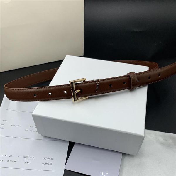 Männer Designer Cintura Ceinture Gürtel Gürtel Hochwertige Designer Ledergürtel für Frauen Mode Buchstabe S Schnalle Gürtel Dünne Damen Glatt Y