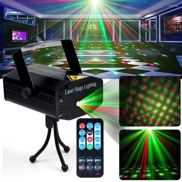 Nachtlichter, LED-Party-Sound-aktiviertes Projektorlicht für Partys, Zuhause, Show, Bar, Club, Geburtstag, Weihnachten, Urlaub (L 105 x B 90 H 50 mm)