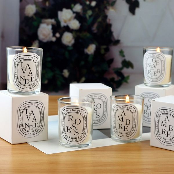 Candele di Natale Set regalo Profumo profumato di lusso Candele Candele Compleanno Bomboniere per matrimoni Decorazioni per la casa