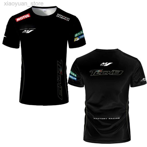 Camisetas masculinas moto gp piloto 3d camiseta de impressão de verão masculino o-pescoço o-robuste confortável camiseta respirável roupas de alta qualidade m230408