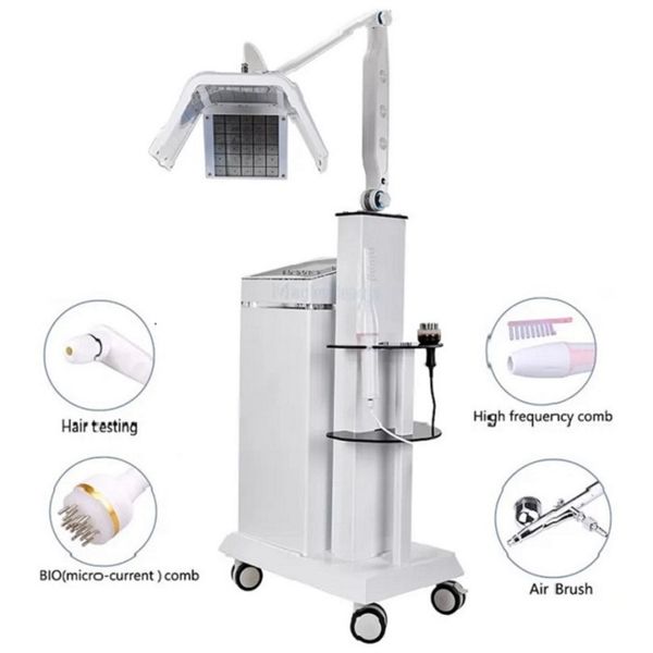 Fabrikpreis LED-Rotlichtlaser 650-nm-Haarwachstumsgerät mit Haaranalysator Schnell wachsende Haarschönheitsausrüstung