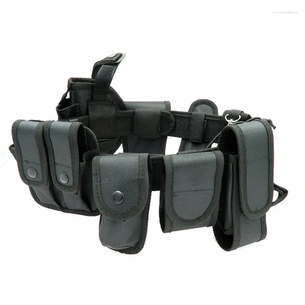Taille Unterstützung Multifunktionale Sicherheitsgürtel Outdoor Taktische Militärische Ausbildung Wache Utility Kit Duty Gürtel Mit Tasche Set