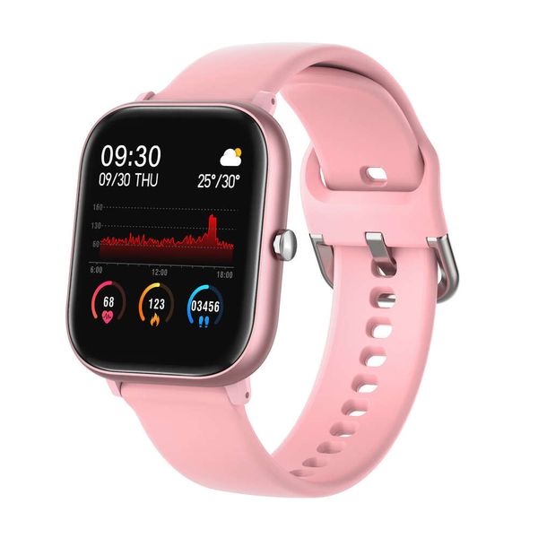 Smartwatch Ins da donna alla moda con nastro in silicone con touch screen completo a piccolo blocco