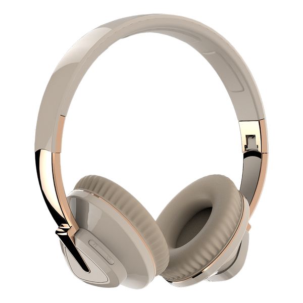 Auriculares inalámbricos Bluetooth montados en la cabeza con auriculares todo incluido plegables con graves pesados y puerto tipo c