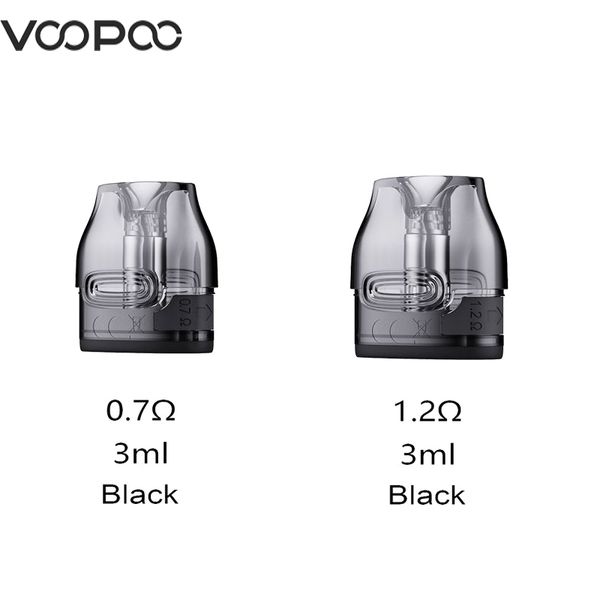 Voopoo Vmate Kartuş V2 3ML POD 0.7OHM/1.2OHM Vmate Kit Infinity Edition Vmate E Buharlaştırıcı Otantik 2pcs/Pack