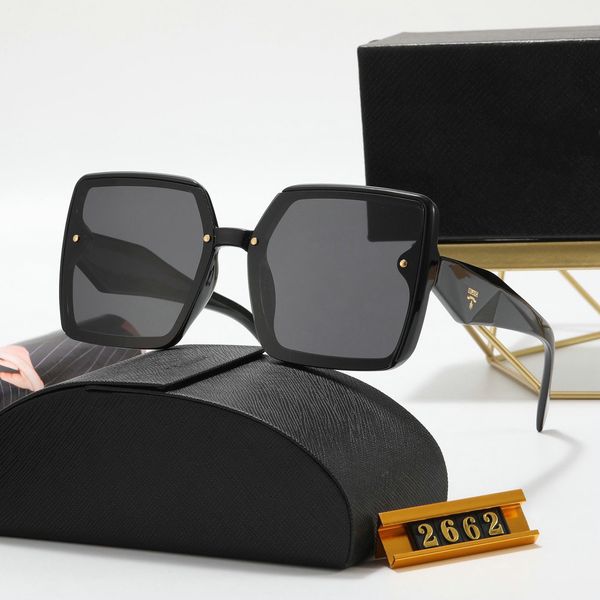 Occhiali da sole firmati alla moda per uomo e donna in metallo con montatura grande per PC occhiali da sole di tendenza occhiali da sole per occhiali da viaggio sportivi