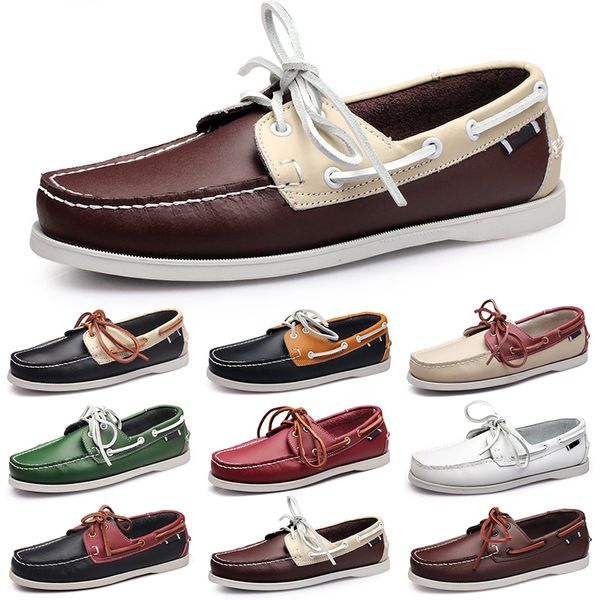 scarpe casual da uomo bianco a buon mercato per il tempo libero Silvers taupe dlives marroni grigio rosso verde camminare basso morbido Multi pelle sneaker da uomo outdoor trainer