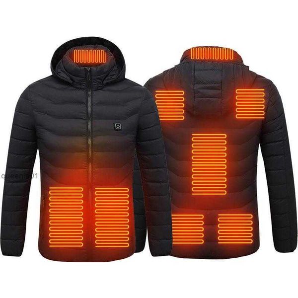 Мужские и женские теплые зимние теплые хлопковые куртки с подогревом через USB для пешего туризма, охоты, рыбалки, лыжные куртки P9113