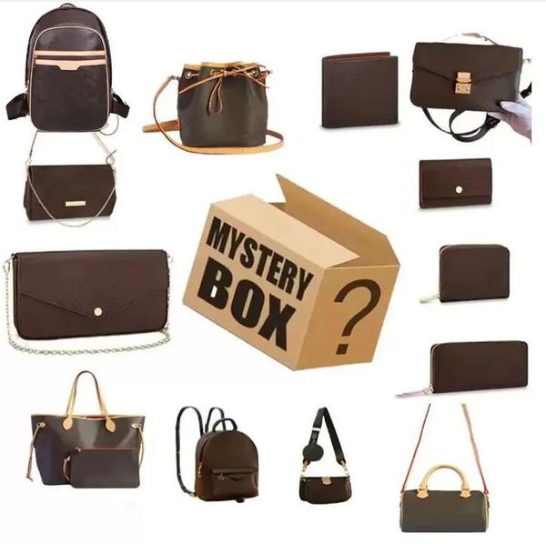 Umhängetaschen Weihnachten Blind Box Luxus Geldbeutel Designer -Taschen Lucky Boxs Ein zufälliges Geheimnis Geschenk für Feiertage / Geburtstagswert Brieftaschen Halter Bag Brieftasche