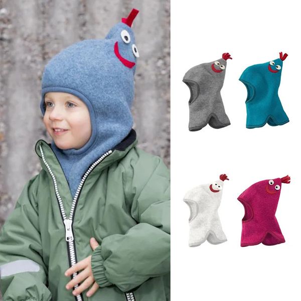 Berretti Cappelli Cappelli per bambini Autunno e inverno Modellazione di animali Ragazzi Berretto lavorato a maglia Morbido e carino Berretto di protezione per le orecchie del bambino Abbigliamento per bambini 231108