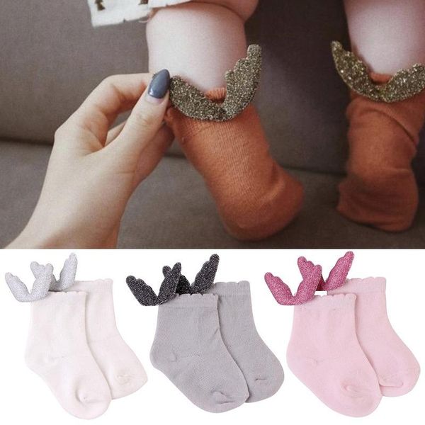 Calcetines 1 Uds. Bebé infantil alas bonitas algodón fino para niñas niños pequeños accesorios de ropa 1-3 años