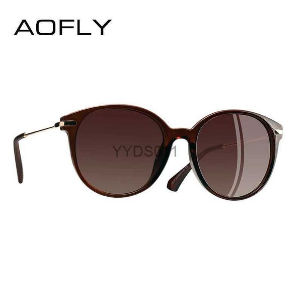 Sonnenbrille AOFLY Mode Dame Sonnenbrille Neue Polarisierte Frauen Sonnenbrille Vintage Legierung Rahmen Klassische Marke Designer Shades Oculos AF7913 YQ231108