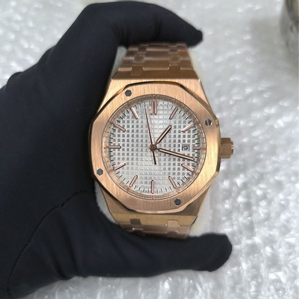 Designeruhren Mode Herrenuhr 8215 Uhrwerk Automatische mechanische Armbanduhren 41 mm Zifferblatt Saphirglas wasserdicht 904L Edelstahl goldene Uhr