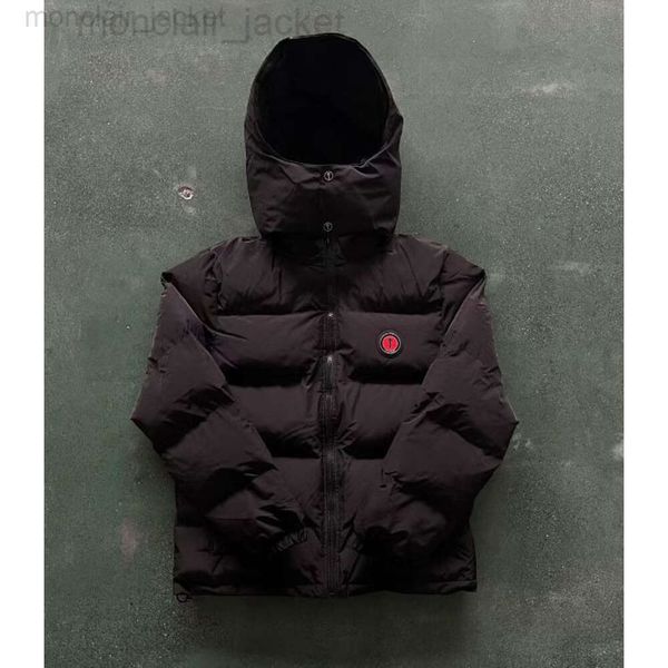 Piumino da uomo di design Parka Piumino di design di vendita caldo Tendenza americana Trapstar Giacca di cotone con etichetta rossa nera Addensato Cappello staccabile Giacca di cotone Abbigliamento sportivo Cou