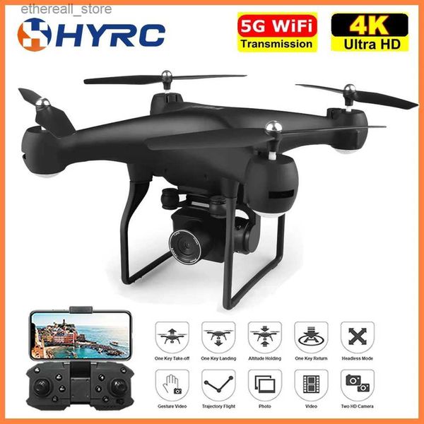 Dronlar RC Drone İHA Havalandırma Fotoğrafçılığı 4K HD Piksel Kamera Uzaktan Kumanda 4 Eksenli Quadcopter Uçak Uzun Yaşam Uçan Oyuncaklar Jimitu Q231108