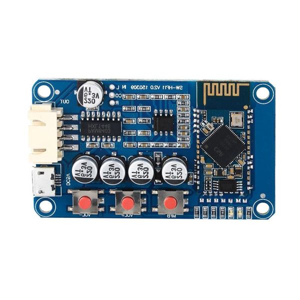 Freeshipping Bluetooth 40 Receptor Módulo de Placa Amplificador de Áudio Estéreo Mini USB Amplificador Digital Pequeno Alto-falante DC 5V Mini Amplificador Ilpde