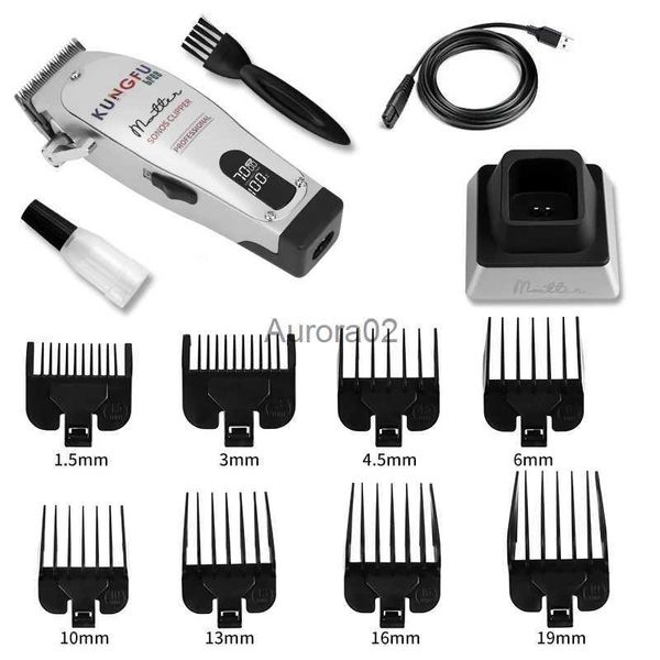 Haarschneidemaschinen KUNGFU Haarschneidemaschine, wiederaufladbar, elektrisch, USB-Haarschneidemaschine, professioneller Friseur-Trimmer, Rasierer, kabellos, für Herren YQ231108