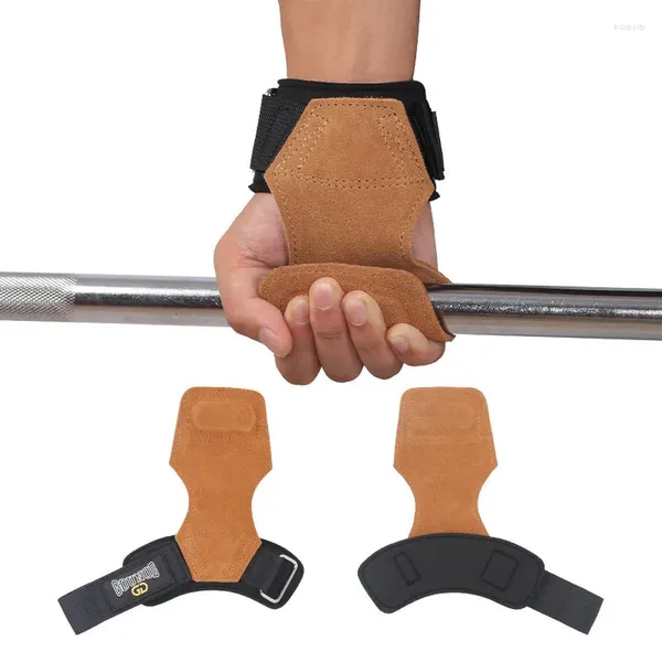 Supporto per il polso 1 paio di impugnature per ginnastica regolabili per protezioni per palmi Powerlifting Cuscinetti per sollevamento pesi