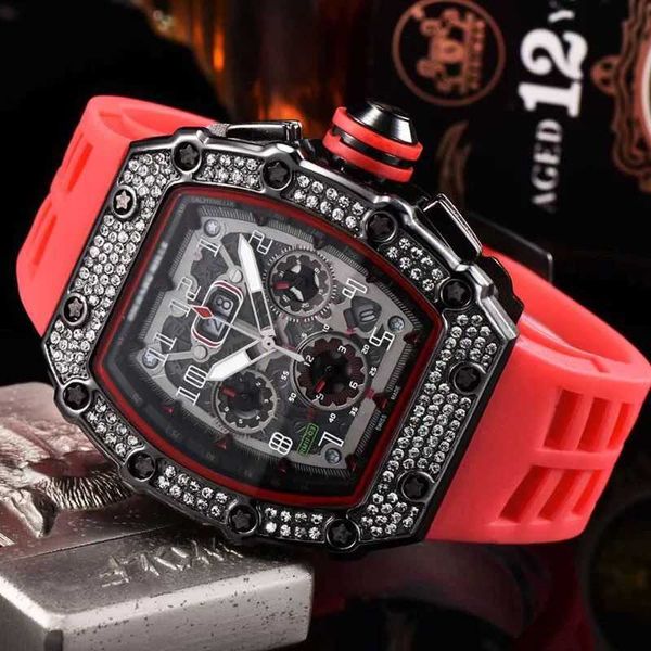 Richar* Orologio non meccanico Orologio da uomo Tritium Gas High End Fine MILLER AUTUNICO Sito ufficiale Diamond Wine Barrel 753