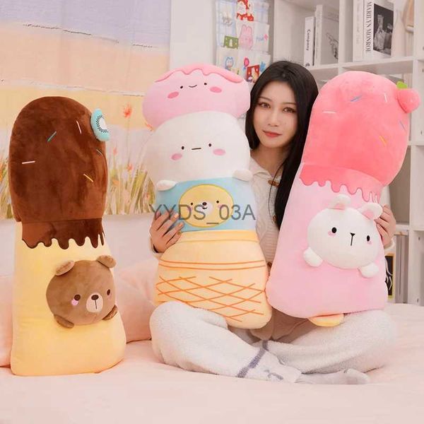 Cojín / decorativo 75 cm tiro suave lindo estilo japonés kawaii cojín trasero decorativo s para sofá cama juguetes de peluche regalos para niños niña yq231108