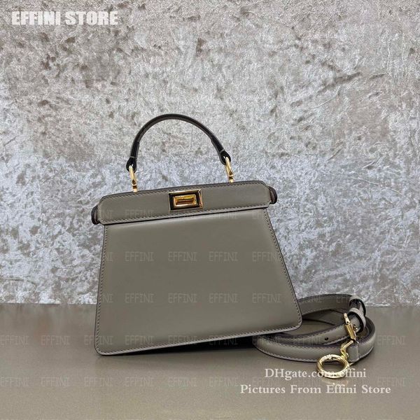 10A+ ISEEU Designer-Tragetaschen Handtaschen Geldbörse Fashion Lady Italy Kalbsleder Echtes Leder Schulter-Crossbody-Taschen für Frauen Beutel mit Riemen EFFINI