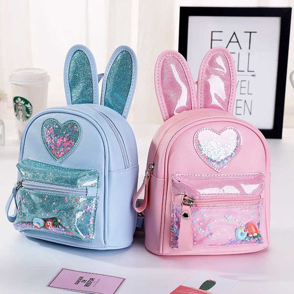 Rucksäcke Kinder Kleine Rucksack Geldbörse Nette Leder Schultaschen für Kinder Mädchen Prinzessin Schulrucksack Tasche Rucksack Mochila Feminina P230408