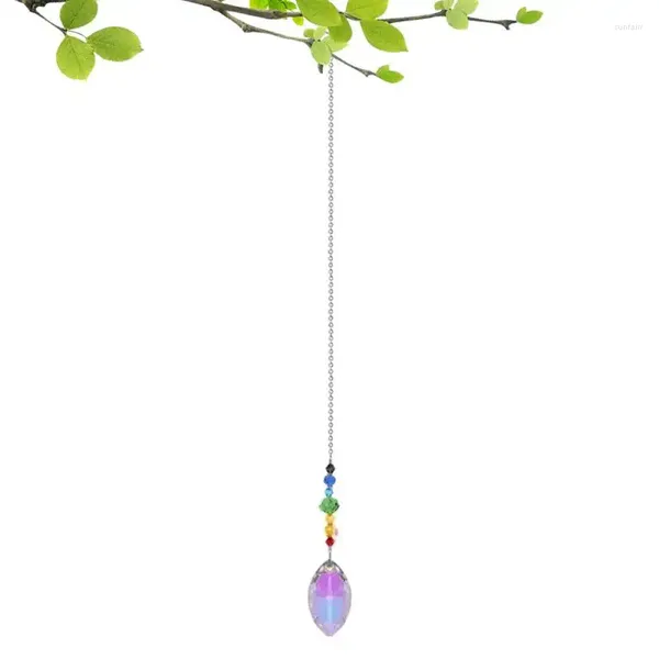 Bahçe Dekorasyonları Avize Suncatchers Yansıtıcı Suncatcher Kristal Kolye Dikiz Bakış Ayna Dekorasyonu Kreş Noel Ağaçları Ön