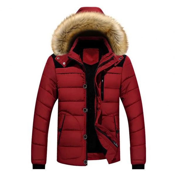 Piumino da uomo Parka invernale Piumino da uomo caldo Parka Streetwear Piumino da uomo con collo alto antivento altamente imbottito extra spesso 231108