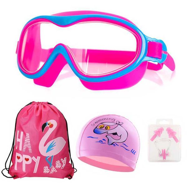 Goggles crianças nando óculos de óculos anti nevoeiro infantil infantil arena cool arena natacion nado óculos menino menina piscina profissional de nadar de nadar p230408
