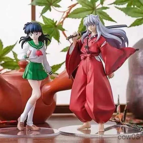 Anime 20cm anime inuyasha figürü inuyasha sesshoumaru kagome aksiyon figürü model oyuncaklar koleksiyon model oyuncak hediye r231109