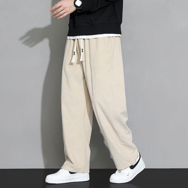 Frachthosen Jogger Männer Jogginghosen High Street Hosen für Männer in voller Länge Jogger Casual Sportswear Hip Hop Harem Hosen Casual Drawess Baumwollmischhose M-4xl