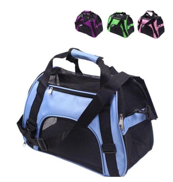 Katlanır evcil hayvan taşıyıcıları portatif sırt çantası yumuşak köpek taşıma açık çantalar moda köpekler sepet çanta rra1996 w3pob8235252