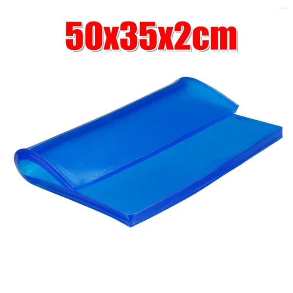 Capas de assento de carro 50x35x2cm azul DIY modificado motocicleta almofada gel almofada de absorção legal para cadeira