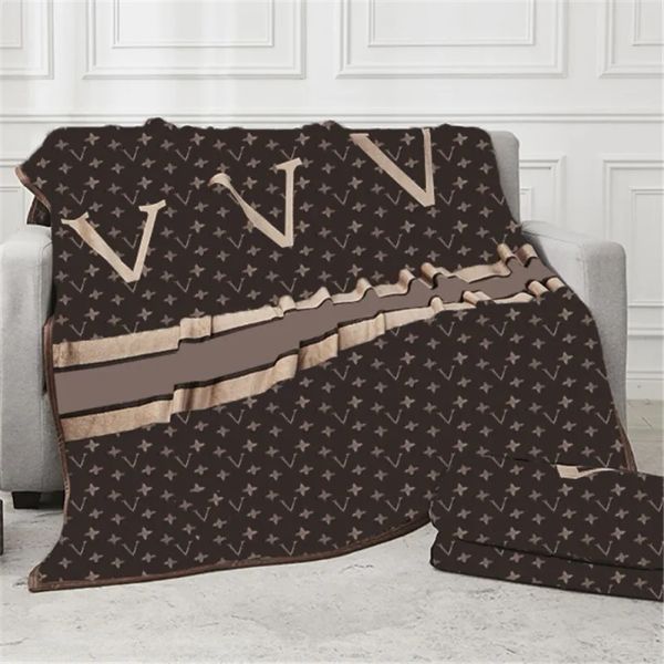 20 stili designer coperte in velluto casa divano letto coperta coperta scialle da picnic da campeggio portatile all'aperto