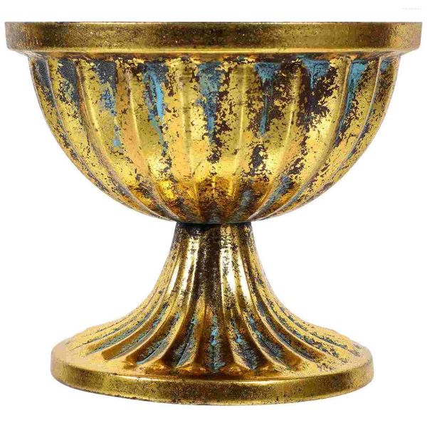 Vases Metal Urn Planter Centerpieces Flower Tabletop Home Decor Gold DecorativeMöbel & Wohnen, Dekoration, Vasen & Vasen!