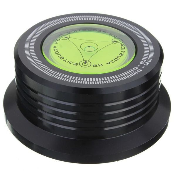 Freeshipping de alta qualidade 3 em 1 braçadeira de registro LP disco estabilizador plataforma giratória para vibração equilibrada preto nova chegada Wupju
