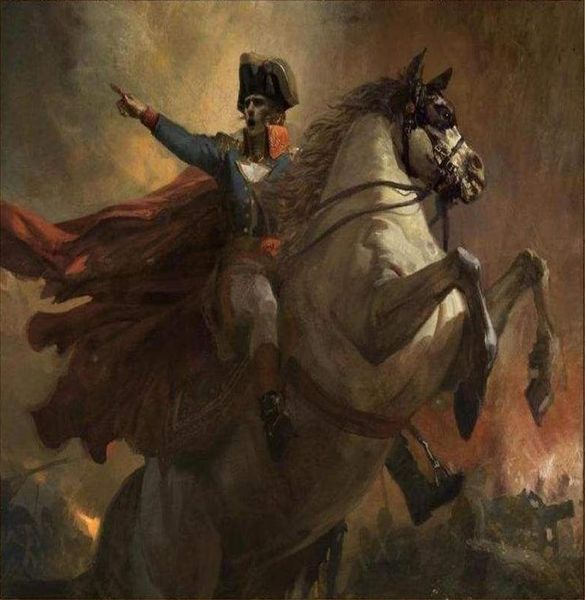 Ручная роспись в рамке, Наполеон Бонапарт, езда на лошади, картина маслом на холсте, украшение стены, разные размеры R299256062