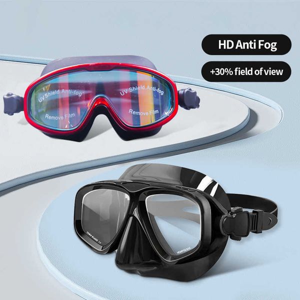 GOGGLES nuotare Snorkeling Maschera per immersioni professionale HD Goggles per nuoto per gli occhiali unisex Scuba immersioni per la pesca della pesca P230408