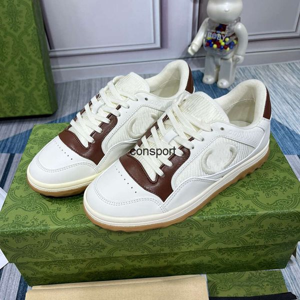 Designer Donna scarpe da tennis di marca lettera Scarpe da ginnastica scarpe eleganti di lusso Stile coppia Moda Casual Lace Up Sneakers mocassini lacci originali bianchi Taglia grande 35-45