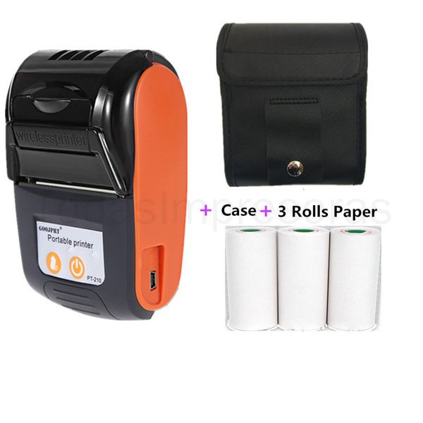 Mail Bags Kabelloser Mini-Thermodrucker Tragbarer Belegdrucker Thermal BT 58 mm Handy Android POS PC Pocket Bill Makers Impresora 230408