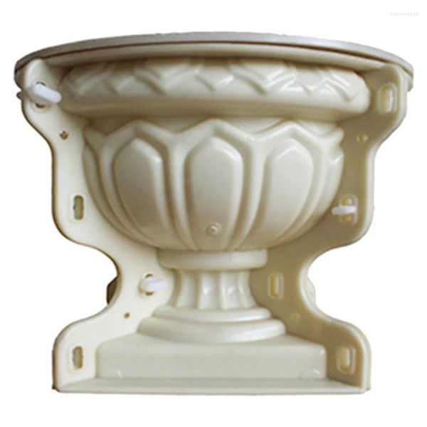 Decorazioni da giardino Artigianato fai-da-te Stampo Vaso di fiori Porta bonsai Decor Vaso di fiori in stile europeo Realizzazione di stampi da tavolo Cemento riutilizzabile in plastica