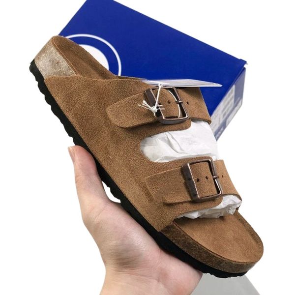 Boston Clogs Birks Designer-Sandalen Hausschuhe Birk Arizonas Mayari Cork Flat Fashion Wildleder Slide Favorite Beach Classic Damen Herren Lässige Designer-Schuhe